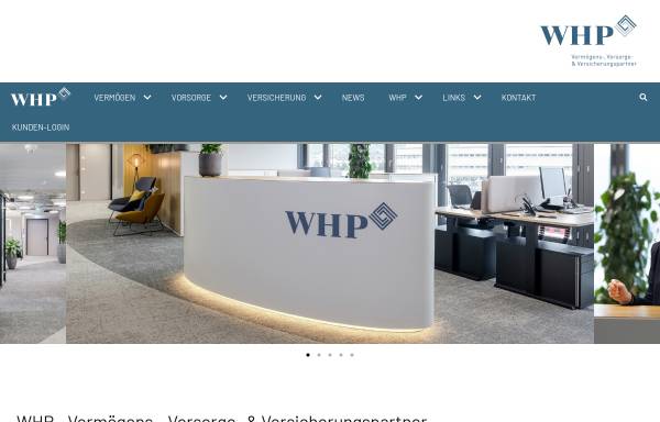 Vorschau von whp.ch, WH&P Weibel, Hess & Partner AG