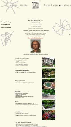 Vorschau der mobilen Webseite www.feine-gartengestaltung.de, Michael Slomka, Feine Gartengestaltung