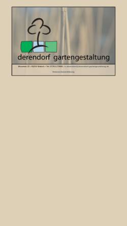 Vorschau der mobilen Webseite www.derendorf-gartengestaltung.de, Oliver Derendorf, Gartengestaltung