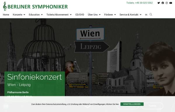 Vorschau von www.berliner-symphoniker.de, Berliner Symphoniker e.V.