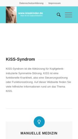 Vorschau der mobilen Webseite www.kisskinder.de, Kisskinder