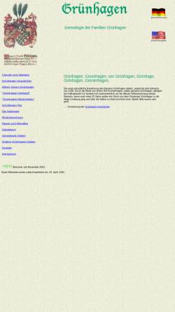 Vorschau der mobilen Webseite www.gruenhagen-chronik.de, Grünhagen