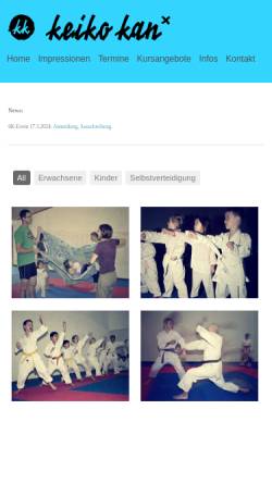 Vorschau der mobilen Webseite wadokarate.ch, Wado Karate Birmensdorf