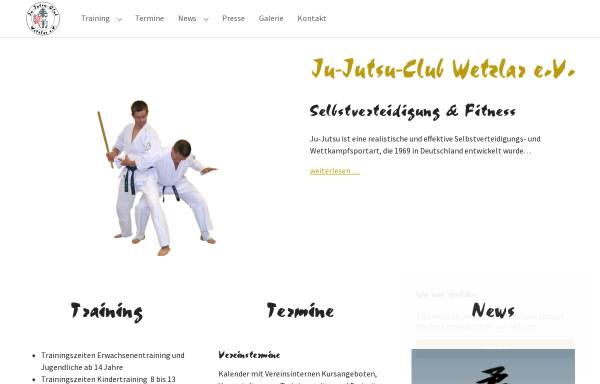 Vorschau von www.ju-jutsu-club-wetzlar.de, Ju-Jutsu Club Wetzlar e.V.