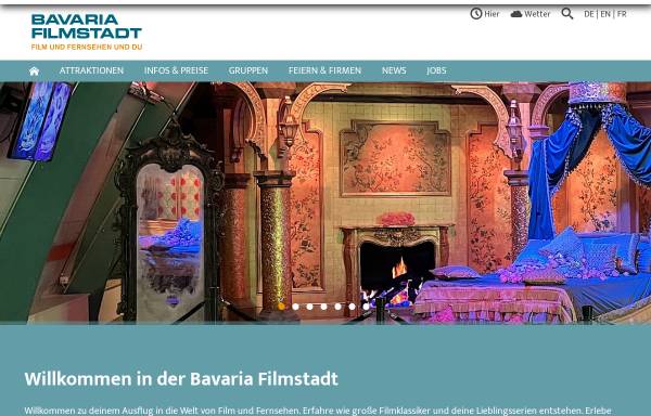 Vorschau von www.bavaria-filmtour.de, Bavaria Filmtour
