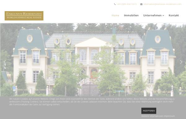 Vorschau von exklusive-residenzen.de, Internationale Immobilien René Rygol-Thomas Lorenz & Partner GbR