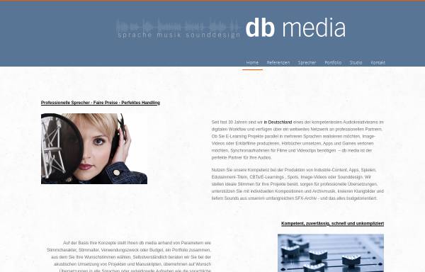 Vorschau von www.dbmedia.de, DB Media Dupré & Buhr GbR