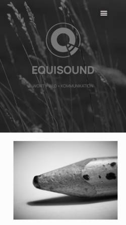 Vorschau der mobilen Webseite equisound.de, EQUIsound, Inh. Markus Thiel