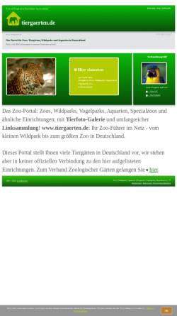 Vorschau der mobilen Webseite www.tiergaerten.de, Tiergaerten.de