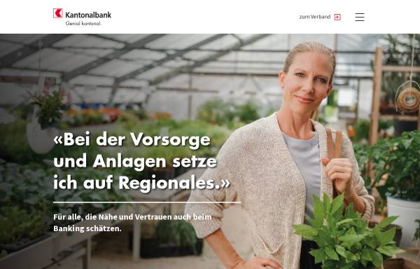 Vorschau von www.kantonalbank.ch, Schweizer Kantonalbanken