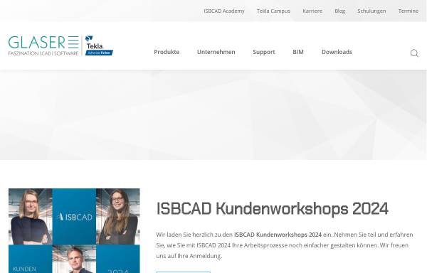 Vorschau von www.isbcad.de, Glaser - isb cad