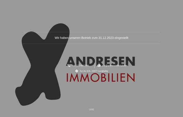 Vorschau von www.andresen-immobilien.de, Rolf Andresen Immobilien