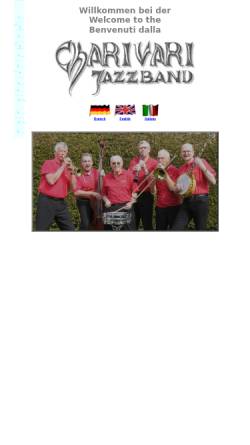 Vorschau der mobilen Webseite www.charivari-jazzband.de, Charivari Jazzband