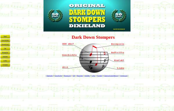 Vorschau von www.dark-down-stompers.de, Dark Down Stompers Dixieland Band