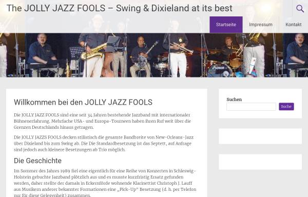 Vorschau von www.jazzband.de, Jolly Jazz Fools