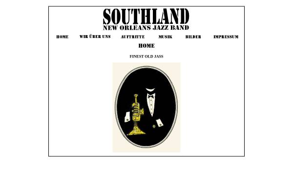 Vorschau von www.southlandjazz.de, Southland New Orleans Jazz Band