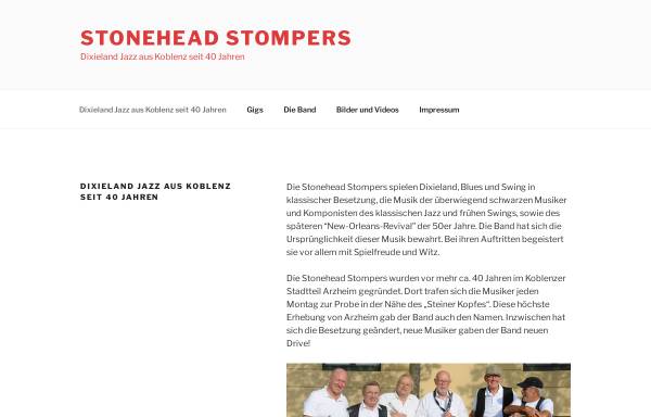 Vorschau von stonehead-stompers.de, Stonehead Stompers