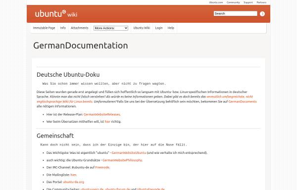 Deutsche Ubuntu-Doku