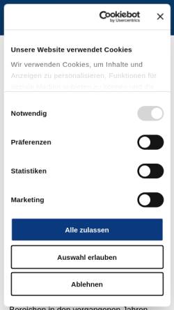 Vorschau der mobilen Webseite ats.net, AT&S Austria Technologie & Systemtechnik AG