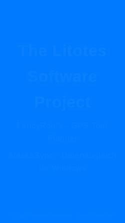 Vorschau der mobilen Webseite www.litotes.de, Litotes Software Project, Steffen Neumann