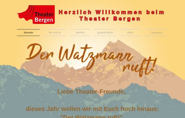 Vorschau von www.theater-bergen.de, Bergen (Chiemgau), Theater