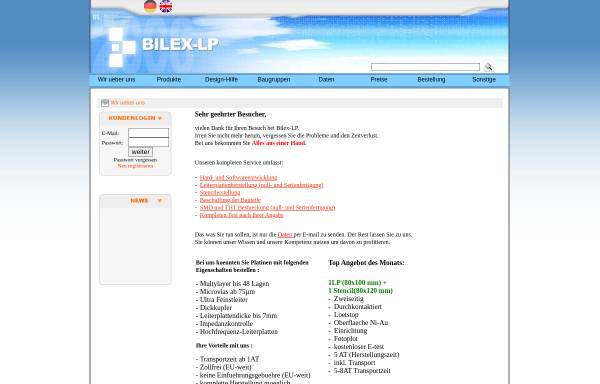 Vorschau von www.bilex-lp.com, Bilex-LP, Inh. Hristo Ginov