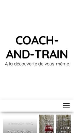 Vorschau der mobilen Webseite www.coach-and-train.com, Prof. Dr. Gina Kästele - Coach-and-Train