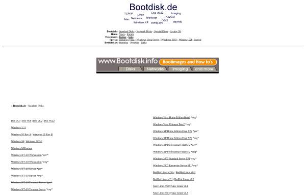 Vorschau von www.bootdisk.de, BootDisk.de