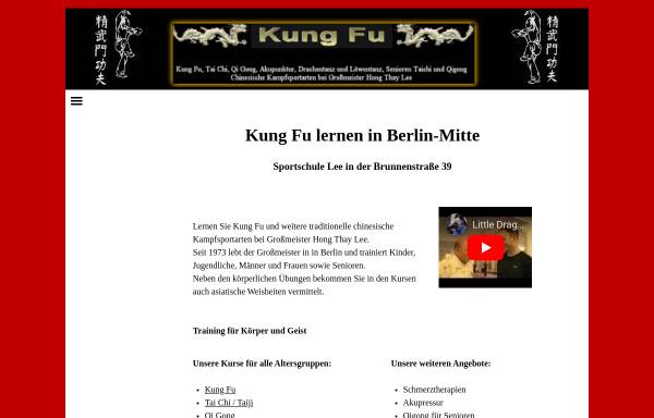 Vorschau von www.kung-fu-berlin.de, Kampfsportschule Hong Thay Lee