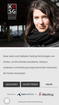 Vorschau der mobilen Webseite www.ks-gasteig.de, Danz, Ingeborg