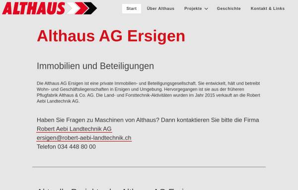 Vorschau von www.althaus.ch, Althaus AG