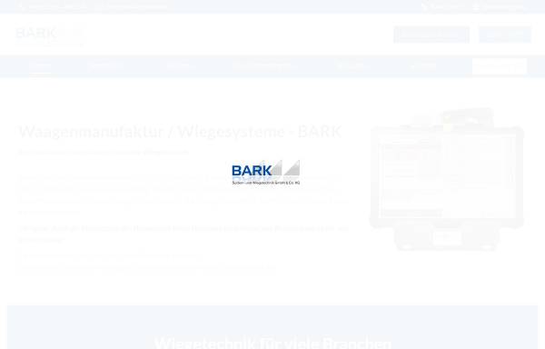 Vorschau von www.bark-systeme.de, Bark System- und Wiegetechnik GmbH & Co. KG
