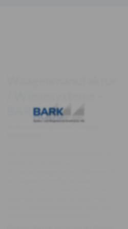 Vorschau der mobilen Webseite www.bark-systeme.de, Bark System- und Wiegetechnik GmbH & Co. KG