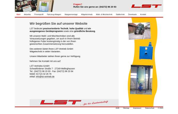 Vorschau von www.lst-vertrieb.de, LST-Vertriebs-GmbH