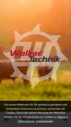 Vorschau der mobilen Webseite www.walker-technik.de, Walker Technik GbR