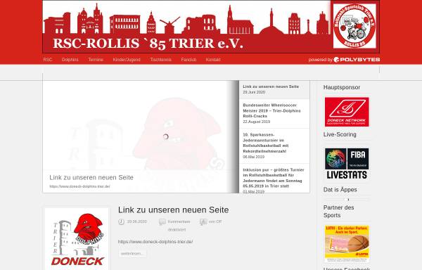 Vorschau von www.rsc-rollis-trier.de, RSC-Rollis `85 Trier e.V.