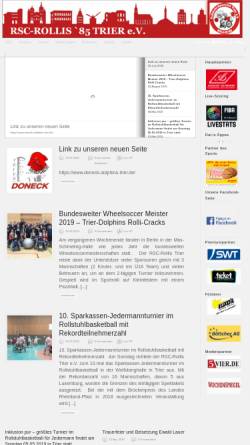 Vorschau der mobilen Webseite www.rsc-rollis-trier.de, RSC-Rollis `85 Trier e.V.