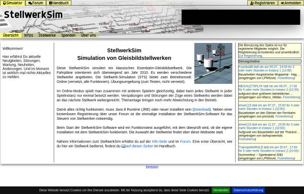 Vorschau von www.stellwerksim.de, StellwerkSim