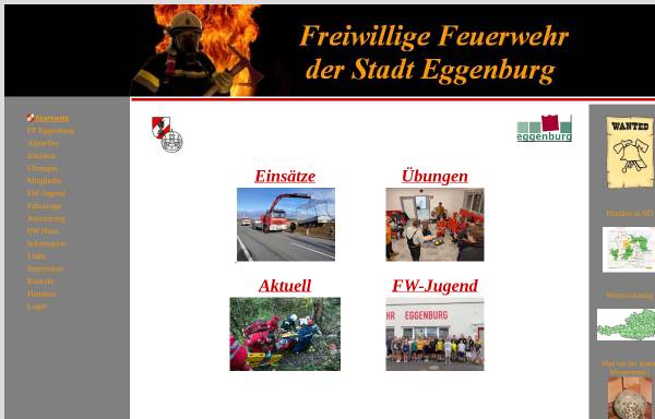 Vorschau von www.ffeggenburg.at, Freiwillige Feuerwehr Eggenburg