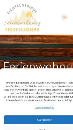 Vorschau der mobilen Webseite www.fleckl-online.de, Fleckl im Fichtelgebirge