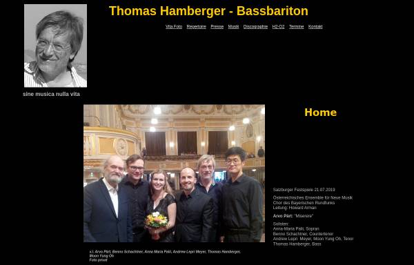 Vorschau von www.bassbariton.de, Hamberger, Thomas
