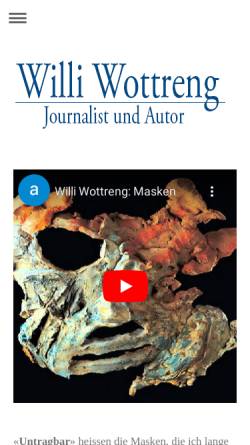 Vorschau der mobilen Webseite www.williwottreng.ch, Willi Wottreng