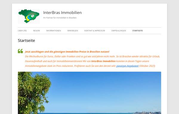 Vorschau von www.interbras.de, Helena Sousa Pahl und Hans Pahl - IBI Immobilien