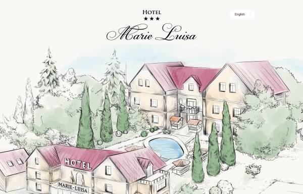 Vorschau von www.marie-luisa.cz, Das Hotel Marie–Luisa