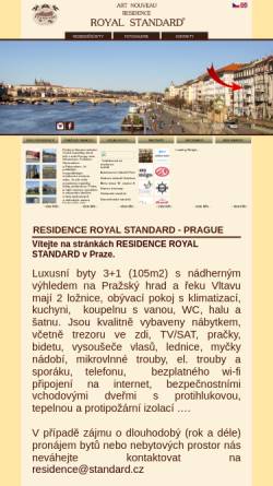 Vorschau der mobilen Webseite www.standard.cz, Hotel Pension Standard