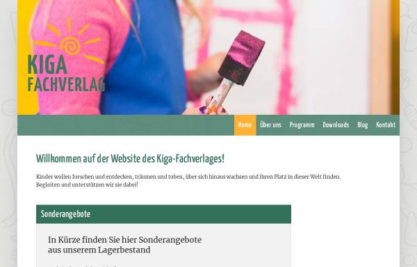 Vorschau von www.kiga-fachverlag.de, Kiga-Fachverlag GmbH