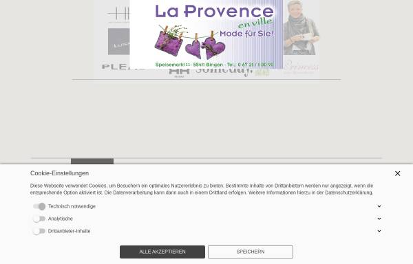Vorschau von www.la-provence-mode.de, La Provence