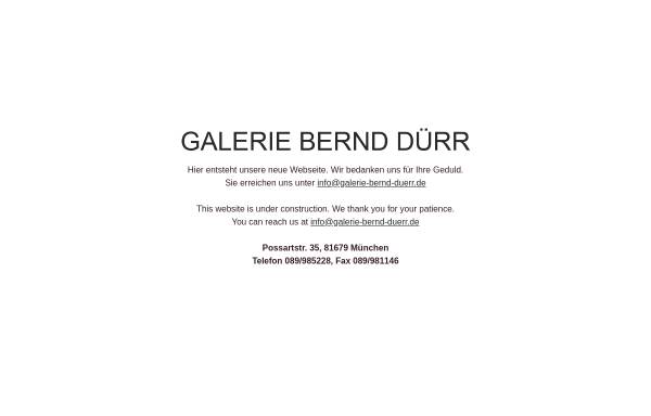 Galerie Bernd Dürr