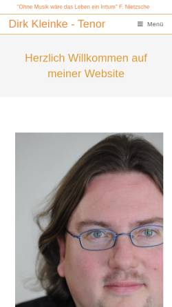 Vorschau der mobilen Webseite dirk-kleinke.de, Kleinke, Dirk