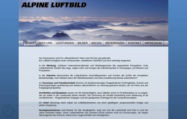 Vorschau von www.alpine-luftbild.at, Alpine Luftbild, Innsbruck